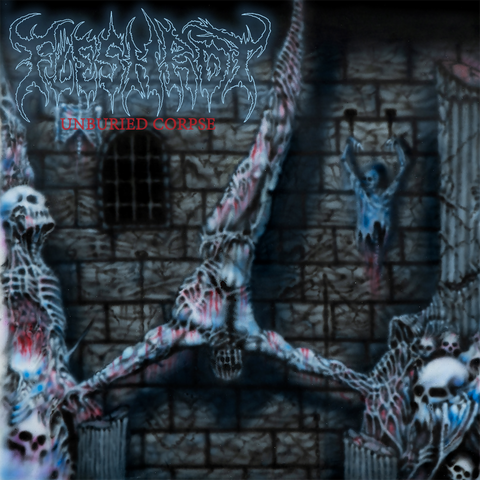 Fleshrot - "Unburied Corpse" USA 2nd Press Color LP