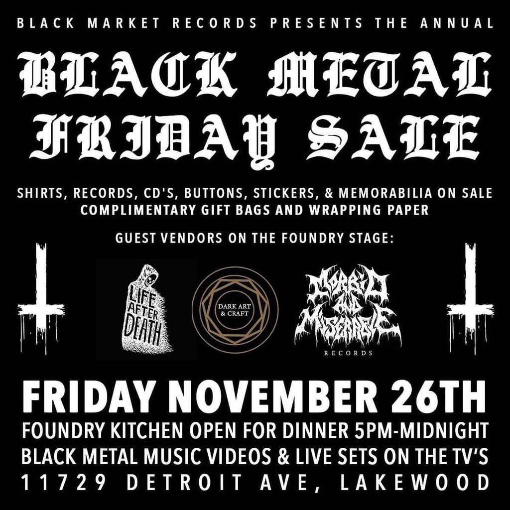 Black Metal Friday Sale!