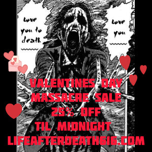 Valentine's Day Massacre Sale!