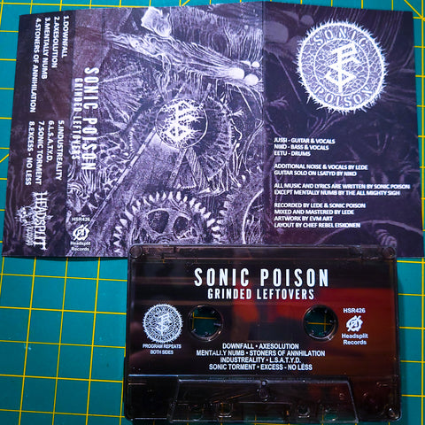 Sonic Poison - "Grinded Leftovers" Cassette