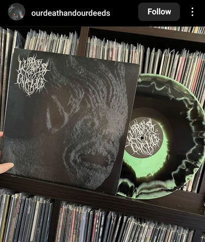 Lurker of Chalice Self-Titled Double LP Green/Black Swirl  Vinyl