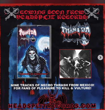Phantom - "Handed to Execution" cassette