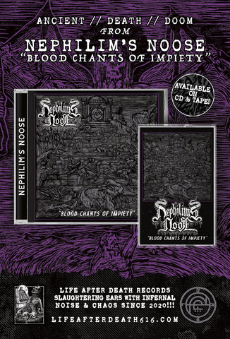 Nephilim's Noose - "Blood Chants of Impiety" Tape/CD Bundle