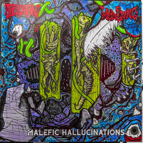 Self Loathing / Mudlung - "Malefic Hallucinations" CD